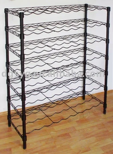 Storage Shelf Chrome Wine Shelving