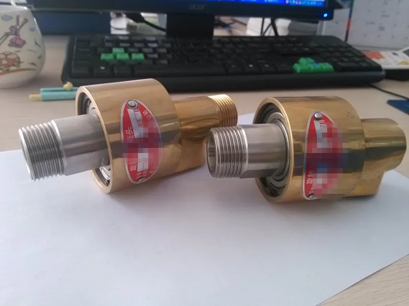 EASTTAI Copper fitting pipe double way flange water rotary coupling