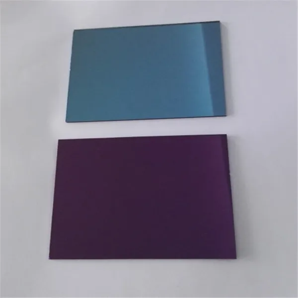 
Factory purple mirror glass / colored mirrors 