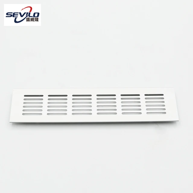 300x 60mm Direct Sales Air Ventilation Holes Aluminum Silver Air Ventilation Grilles