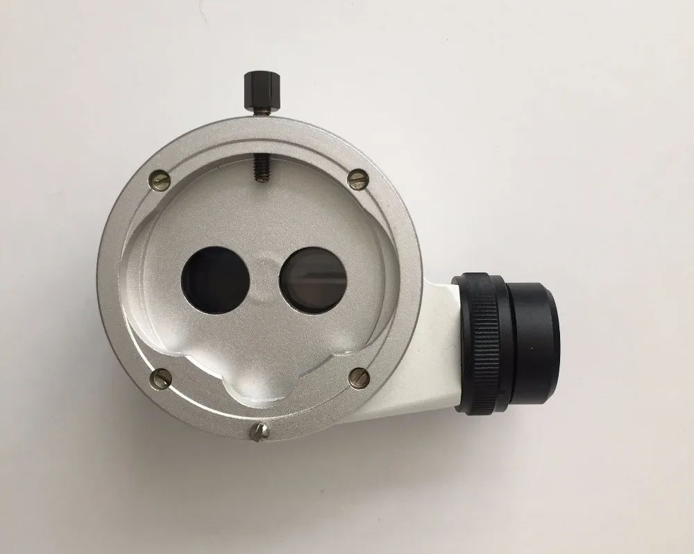 Integrated beam splitter and ccd camera adapter video camera adapter