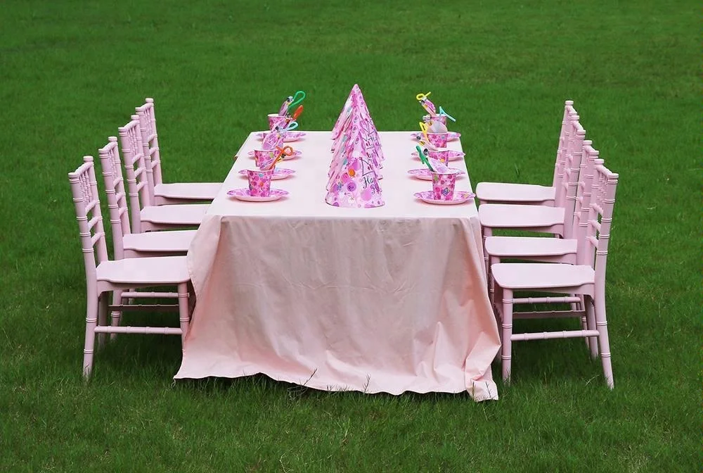 factory wholesale popular children kids chiavari birthday party dining chair