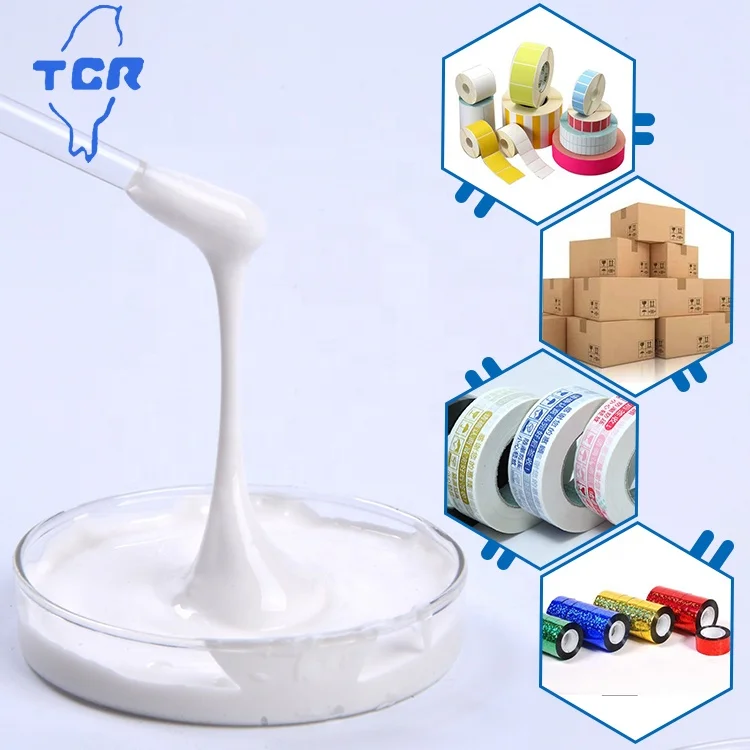 
Free Sample Water-Based Adhesive emulsion Excellent frost resistance and anti-aging acrylic emulsion adhesives acrylic PSA glue 