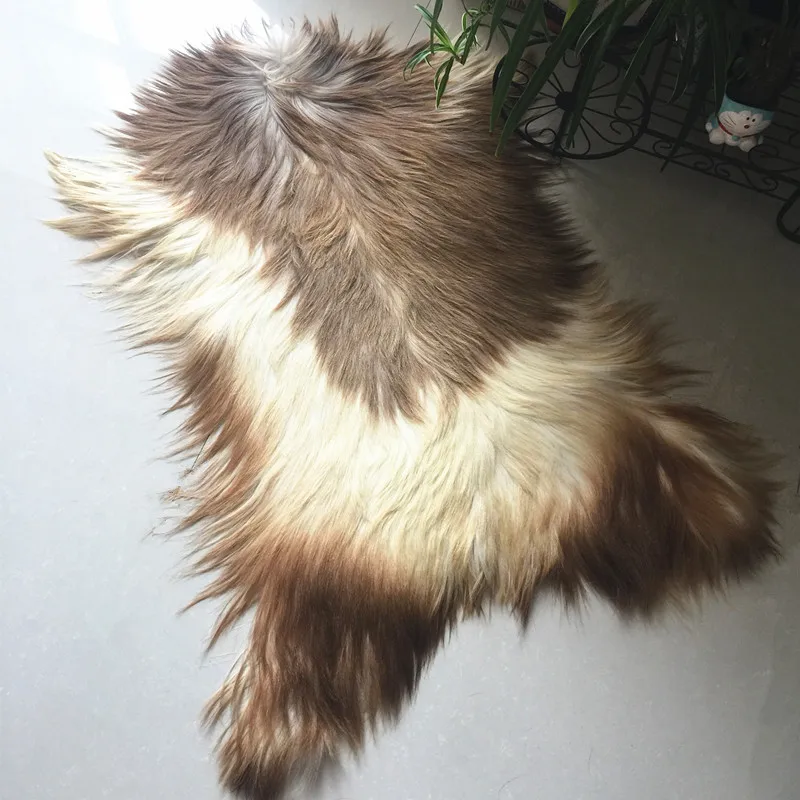 Hot selling machine grade sale goat skin fur rug