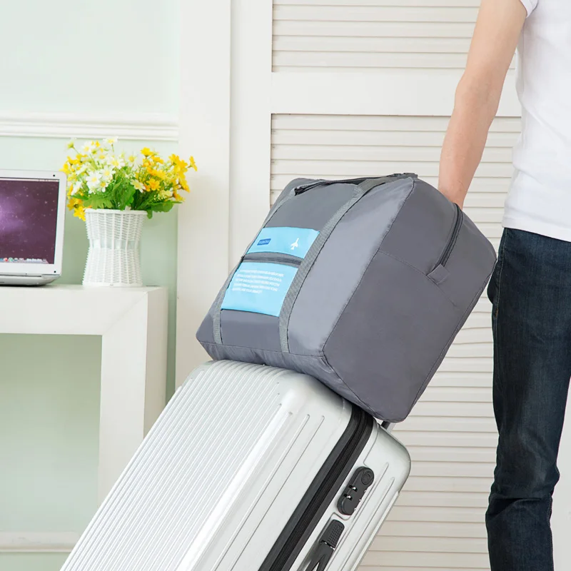 
fashionable foldable duffel travel polyester bag 