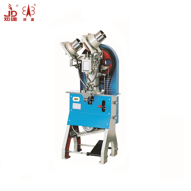 Automatic Upper Leather Canvas Rubber Shoes Double Side Eyeletting Machine