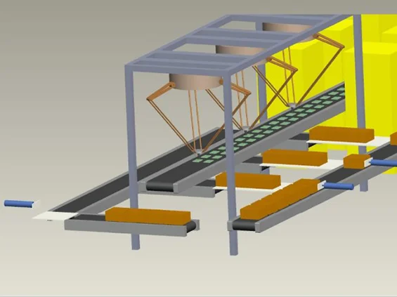 fastest industrial delta robot spider robot