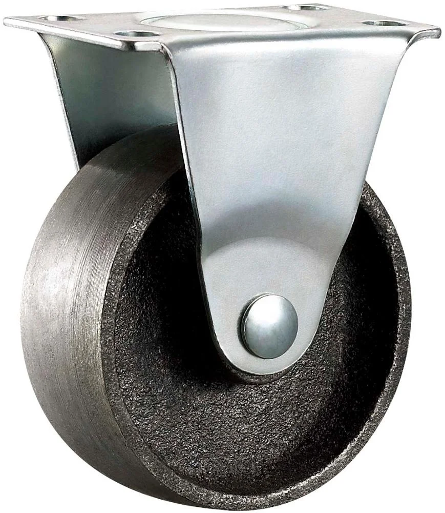 2 inch Cast Iron Metal Wheel Heavy Duty Swivel locking Caster Wheel for carts