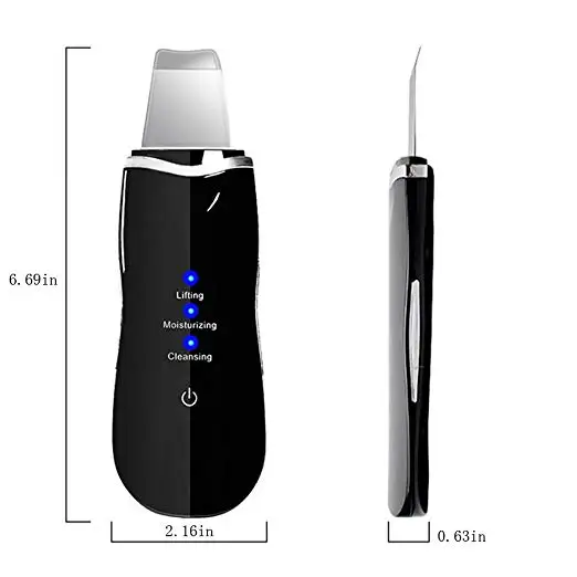 Professional Skin Scrubber Facial Cleaning Ultrasonic Scrubber Home Use Beauty Equipment