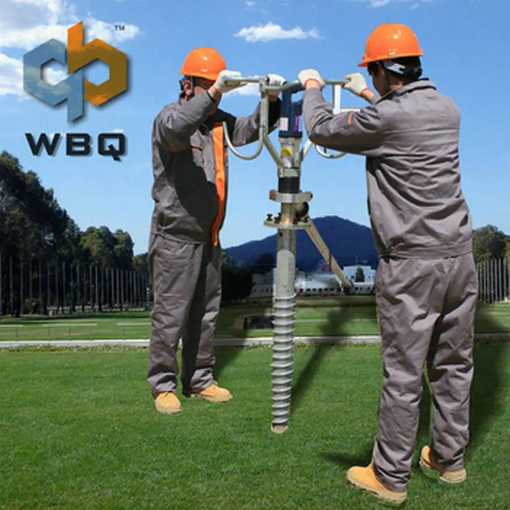 Helical Pier Driver Helix Ground Screw Concrete Screw Anchor