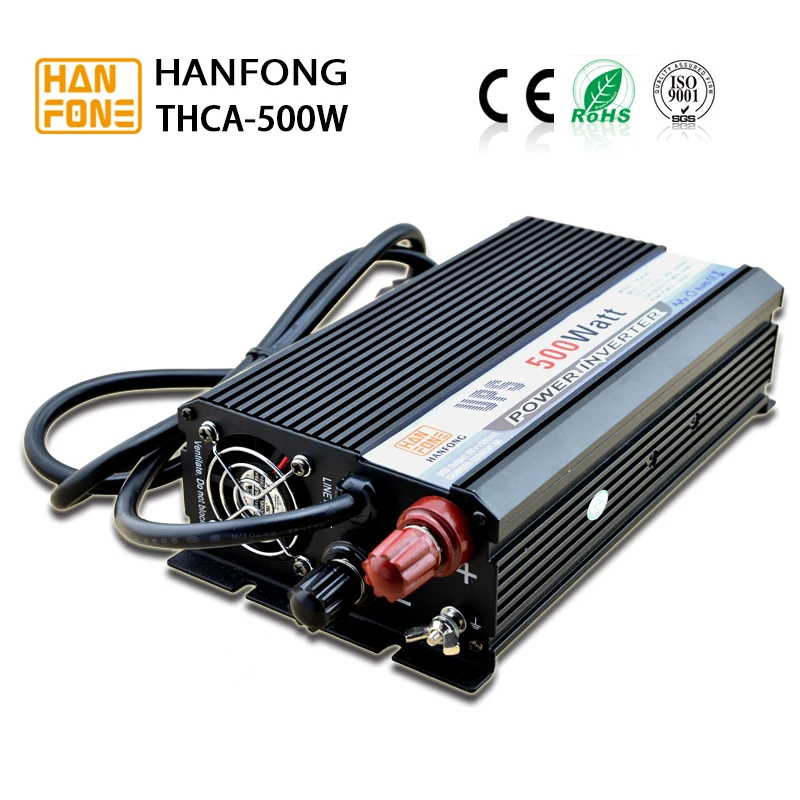 500W-3000W Output Power and DC/AC Inverters Type 500W Solar Inverter UPS Modified Power Converter with Charger