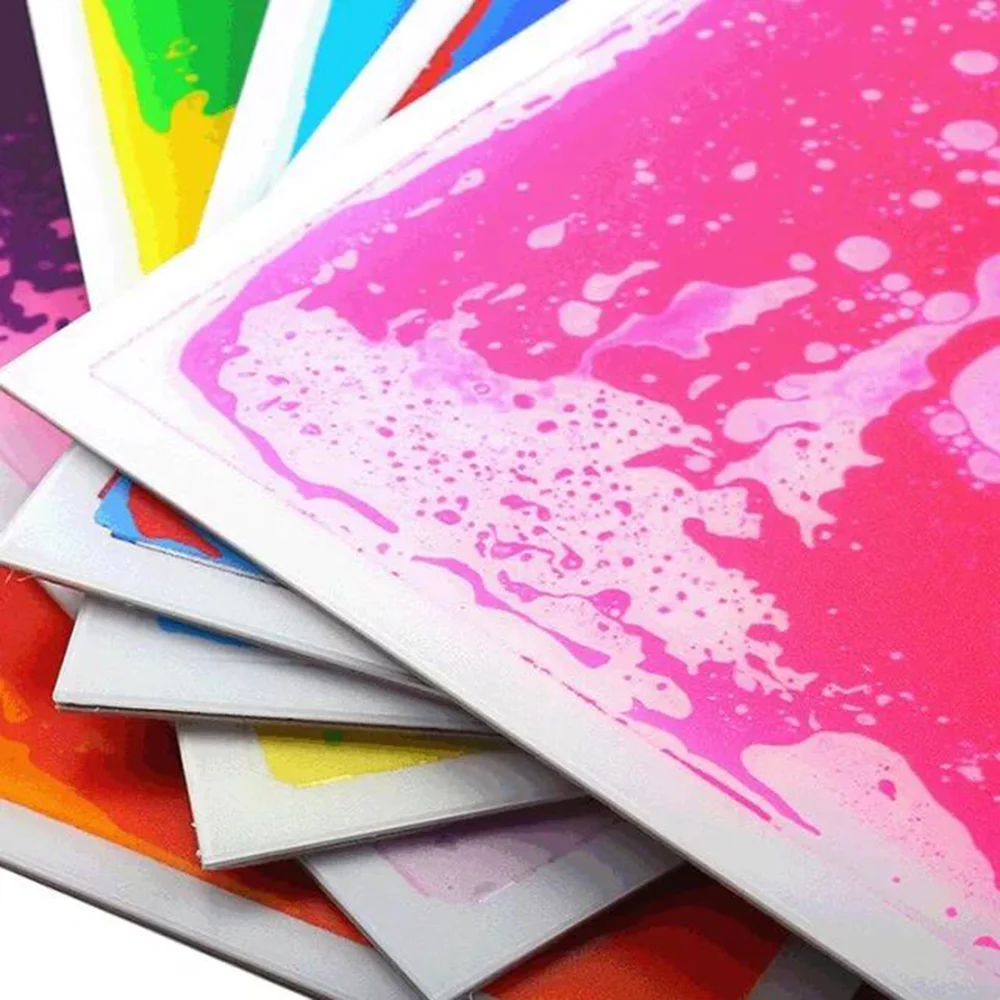 factory price PVC decorative liquid rubber floor tiles kids room anti slip self adhesive color liquid sensory flooring