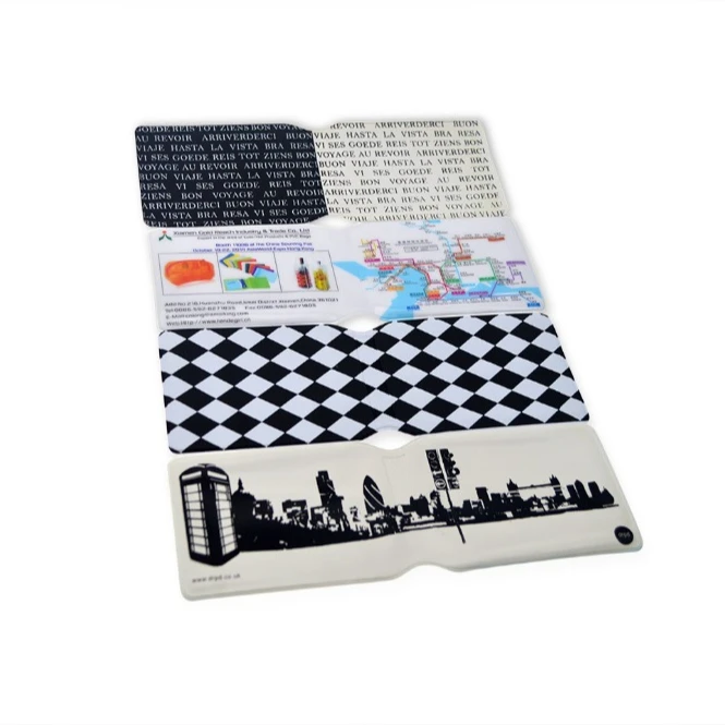 Promotion Men Plastic PVC Oyster Bus Credit Card Holder Wallet