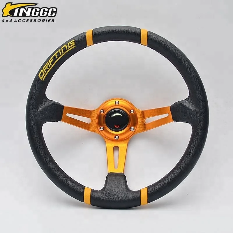 Universal PVC dish volante steering wheel 14 inch 350mm