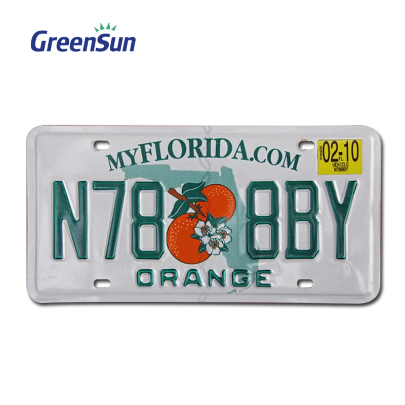 2023 Cheaper OEM Black Blank Reflective Car License Number Plate