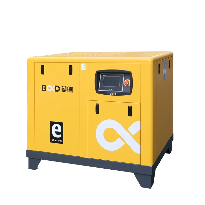 Китай (материк) Baldor-тек 55KW 75HP стационарный переменная скорость синхронный двигатель с постоянным магнитом винтовой воздушный компрессор