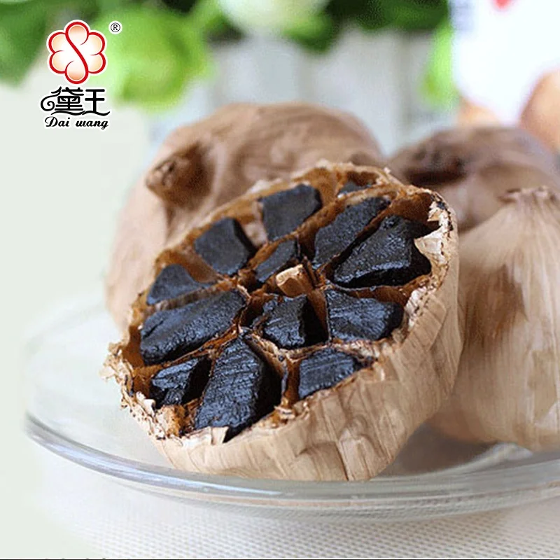 Free sample Dried whole bulb  black garlic Fermented organic black garlic