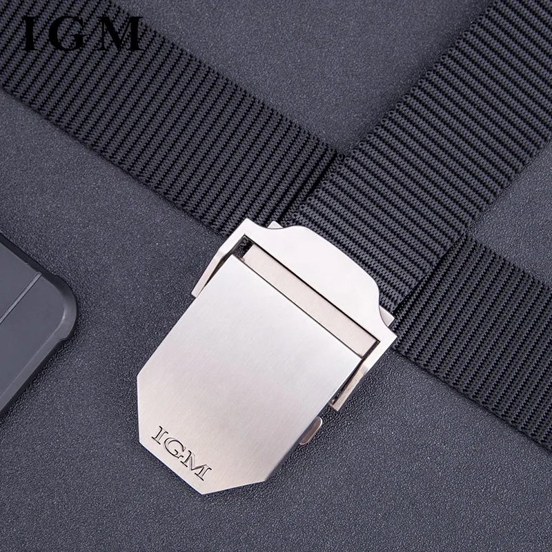 China Manufacturer Man Strap Military Automatic Buckle Canvas Belt