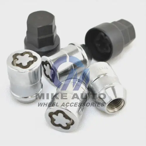 wheel lug nut locks anti-theft nut 12x1.5 12x1.25 14x1.5