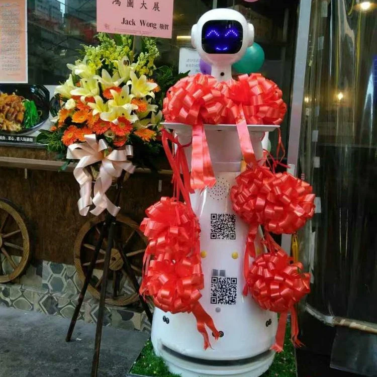 China LeLe Industry brand Restaurant  Autonomous food delivery robot