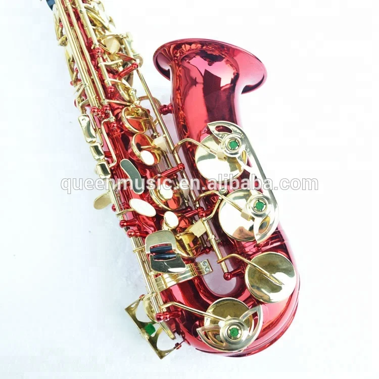 
Alto saxophone/Saxophone/Wind instrument/red colour saxophone 