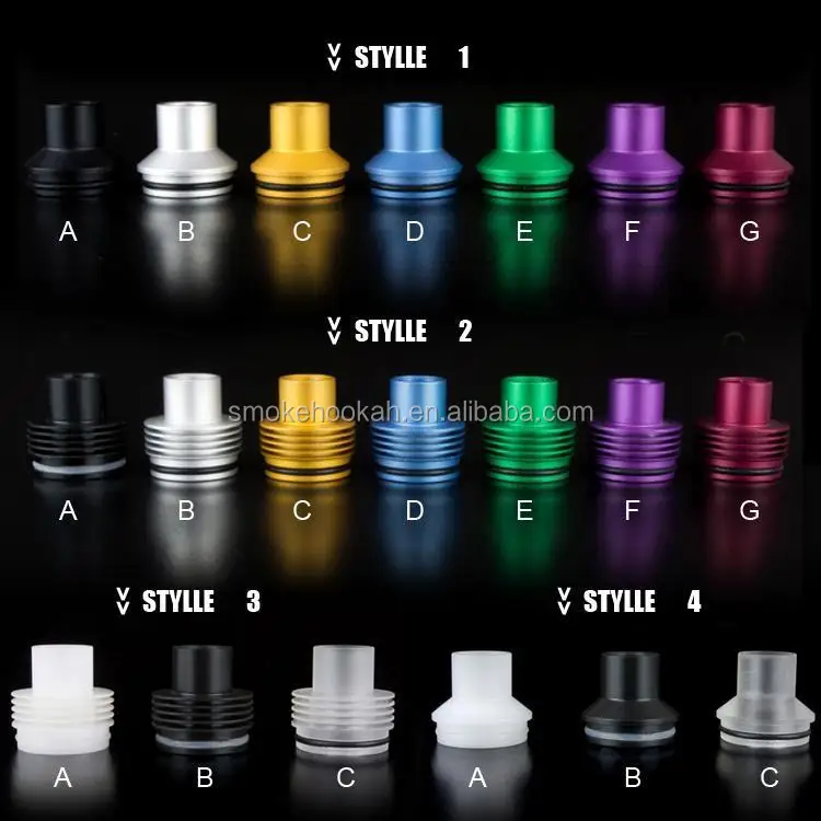 big dtip tips Aluminum Wide Mouth Drip Tip 2 with Top Cap with best price