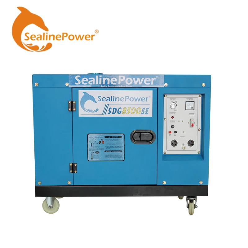 SDG8500SE 6KW 7.5KVA Super Silent Type Diesel Generator
