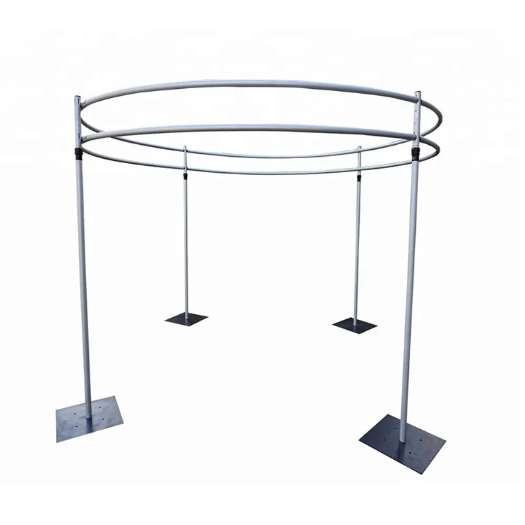 Cheap Circle Round Pipe And Drape Backdrop Wedding Decoration Set