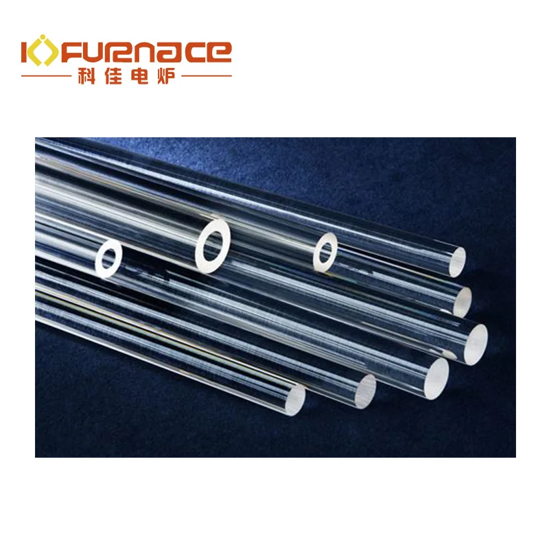 quartz tube reactor with vacuum flange