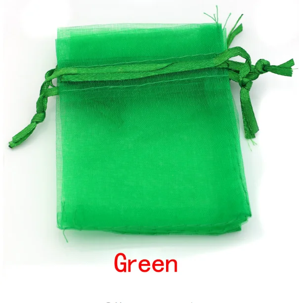 Mixed color Jewelry packaging Drawable Organza Bags 7x9cm Gift Bags & Pouches Packing bags
