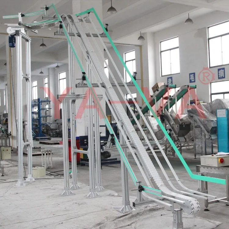 Climbing Conveyor System Flexible Table Top Chain Conveyor,Customized Design High Quality Flex Move Conveyor