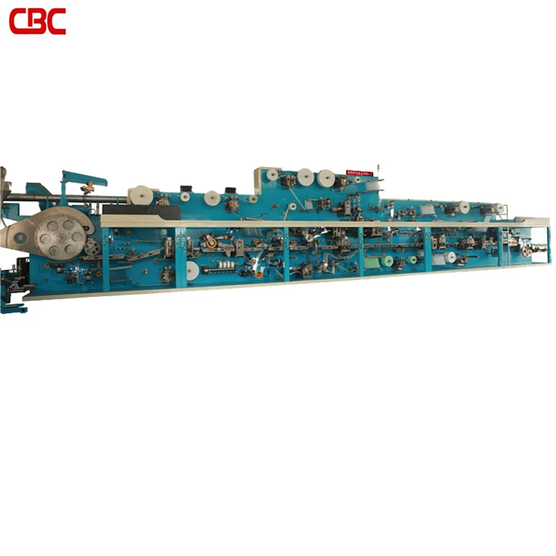 CBC полный сервопривод вторая рука детские пеленки машина 2 года автоматическая используется детские пеленки машина в Китае