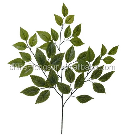 LSD-201612192730 Decorative Foliage H70cm Artificial Green Rose Leaves