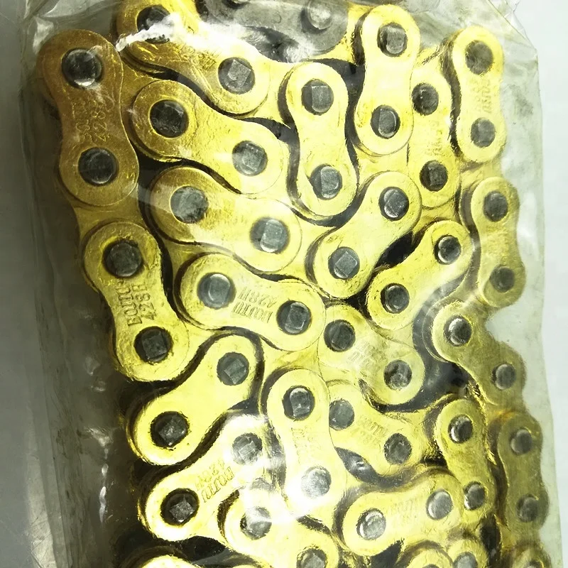 Colored special alloy material 428H motorcycle drive chain