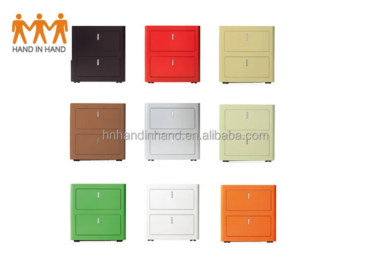 HAND IN HAND made WD-A2 Two box drawers pedestal/2 drawers under the table/ 2 drawers cabinet with soft package cushion