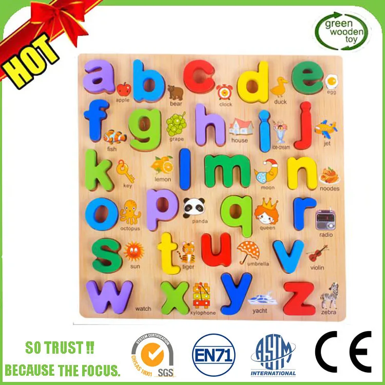 
Wooden Alphabets Puzzle Board 