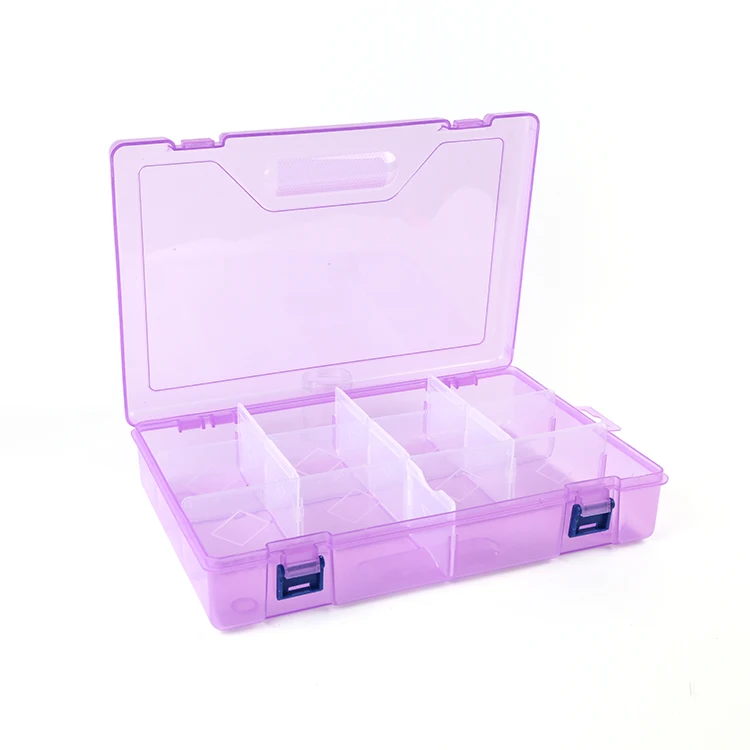 Latest product multifunction polychrome plastic storage box for ornament