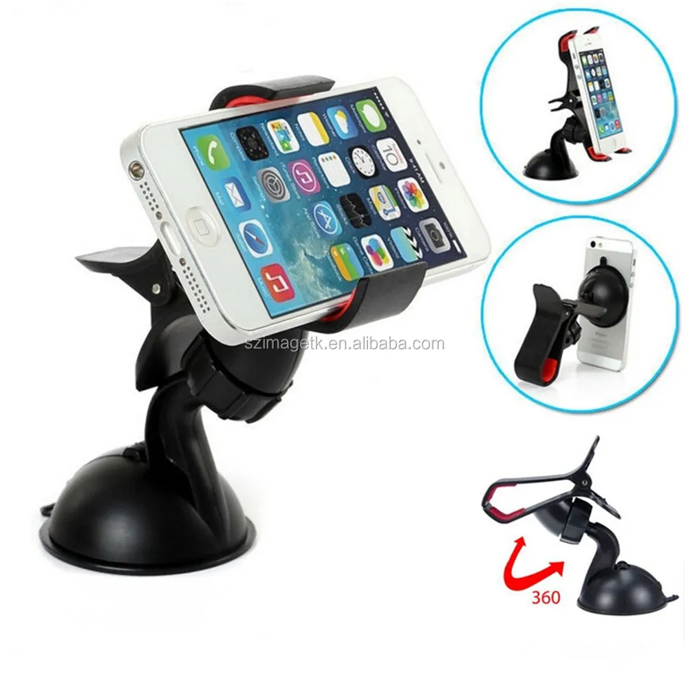 Original Universal Car Phone Windshield or Dashboard Clip Car Phone Holder