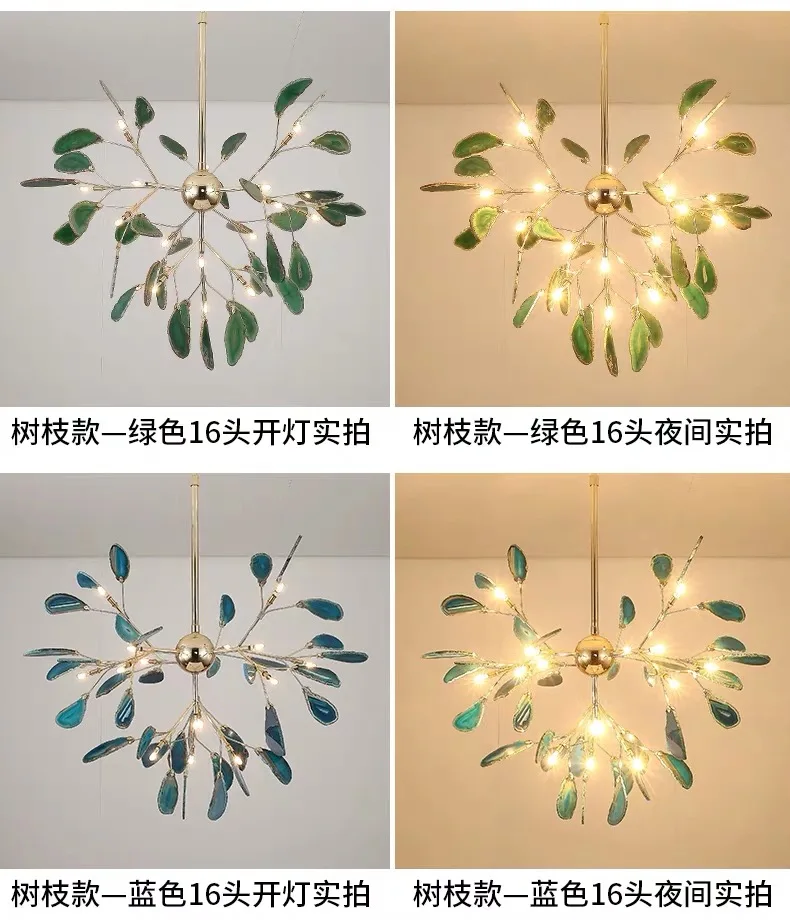 Factory direct customizable postmodern creative personality original living room bedroom commercial LED chandelier