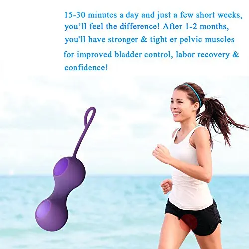 
Amazon Kegel Balls Ben Wa Balls for Women Vaginal Kegel Weights Pelvic Floor Exercise Bladder Control 