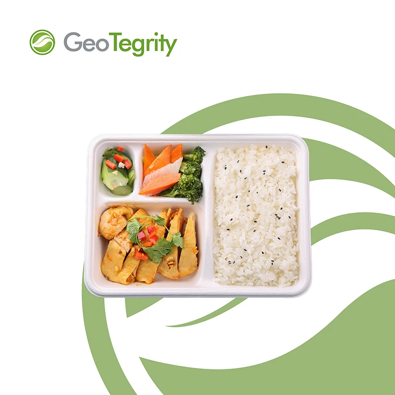 Sugarcane Compostable Supermarket Tray Eco-friendly Trays Supermarket Trays