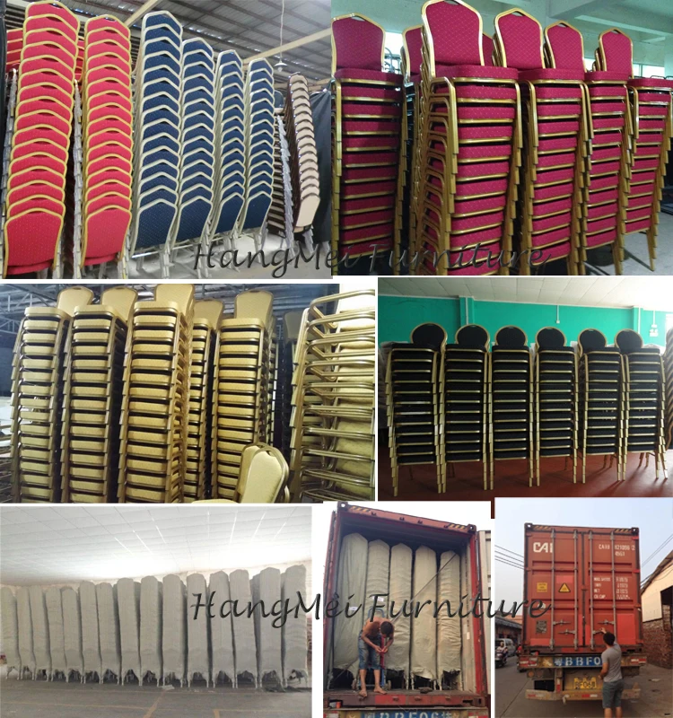 Foshan Wholesale Used Metal Stacking Banquet Chair