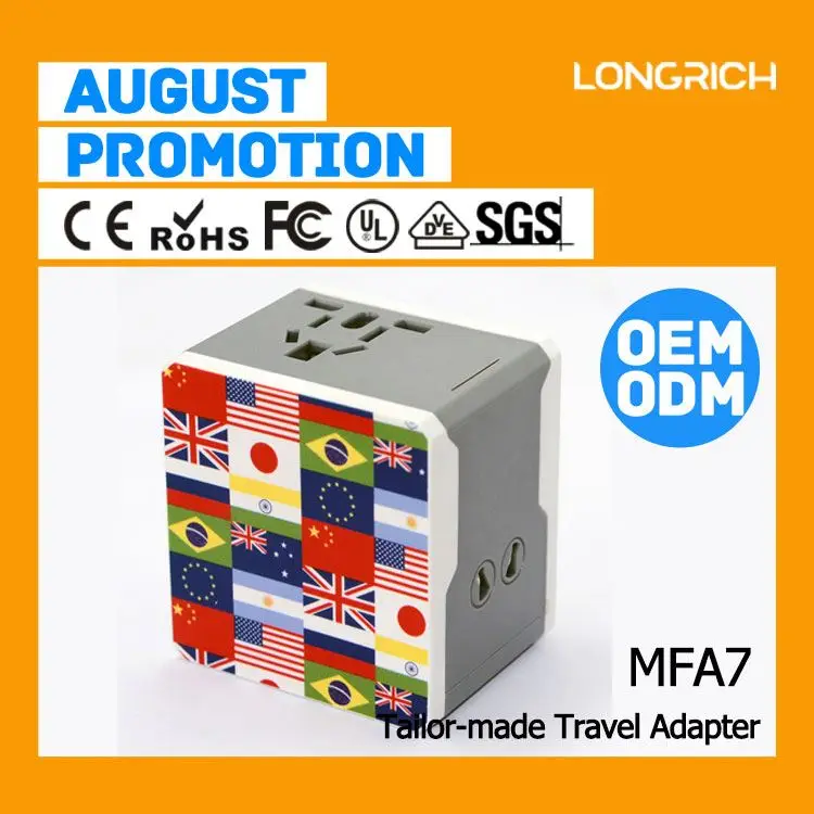 Longrich гонконге источника питания адаптеры, горячей 3 промышленных контактный разъем и