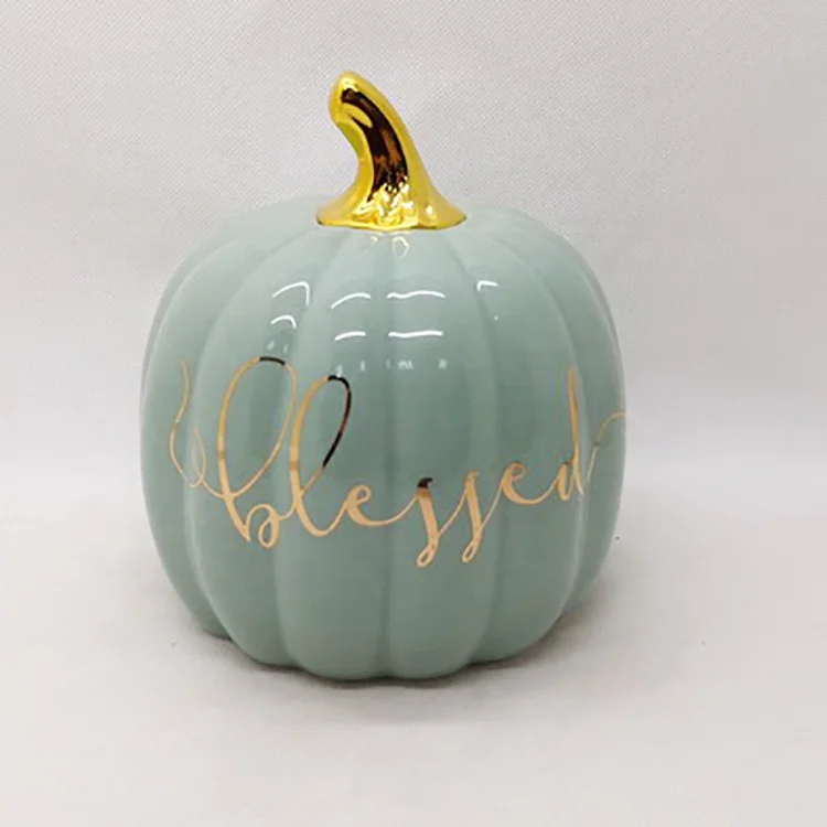Персонализированные декоративные керамические праздничные украшения с изображением тыквы