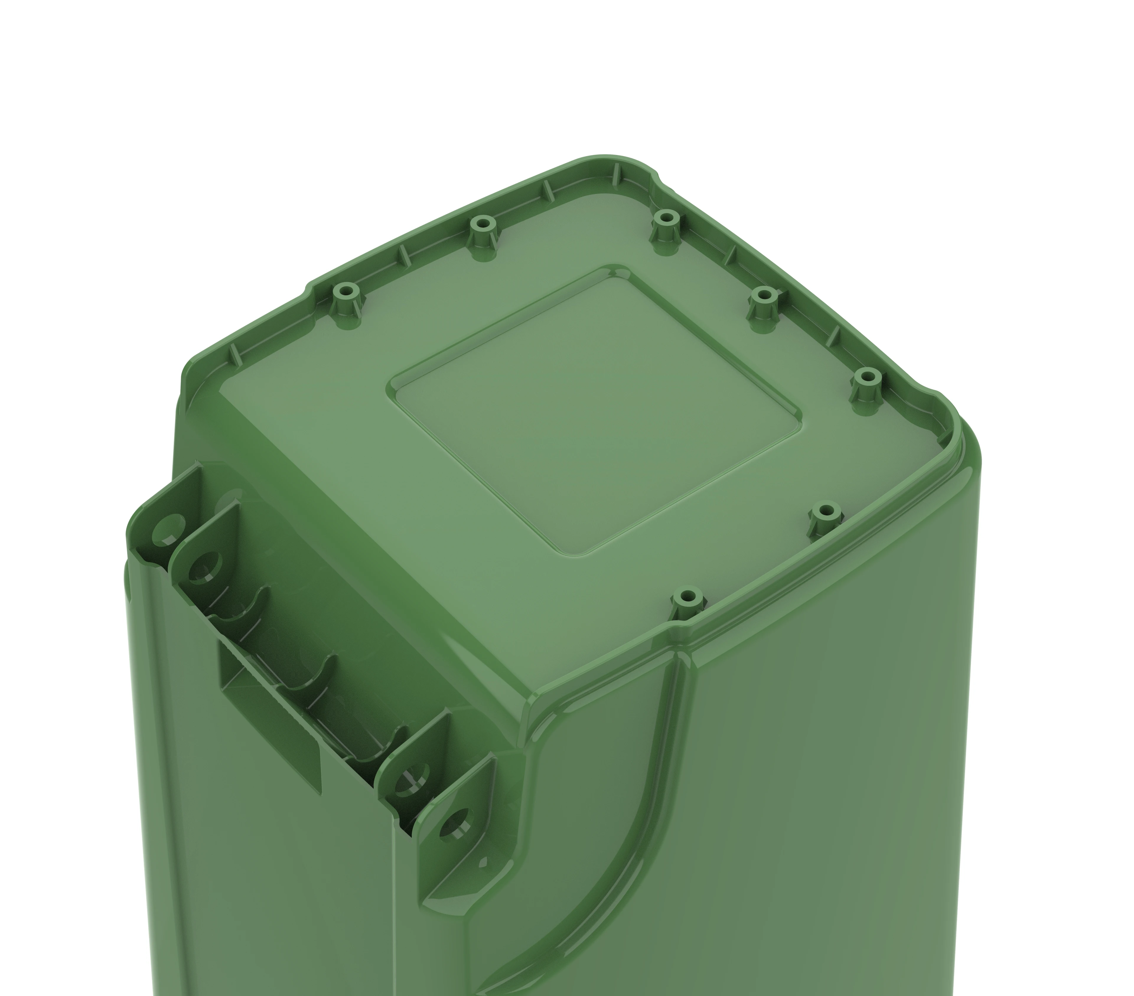 Street public dust bin 140 litre garbage can plastic dustbin