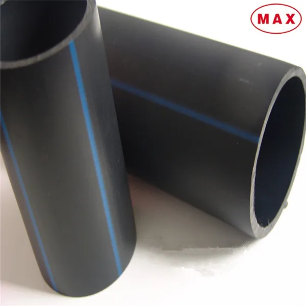 PN10 SDR17 poly HDPE pipes with PE 100 virgin material