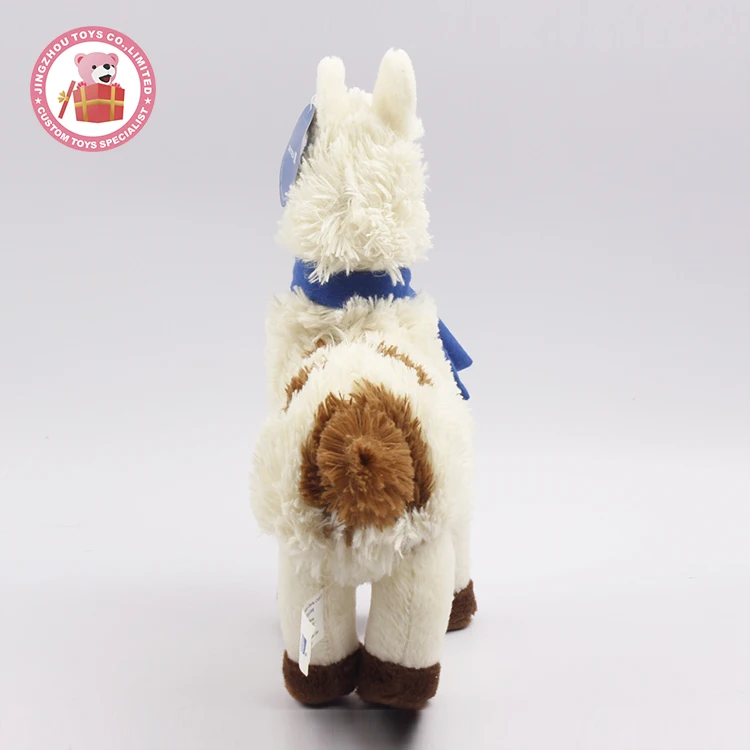 New arrival stuffed animal cute and lifelike soft plush alpaca toy for good sale