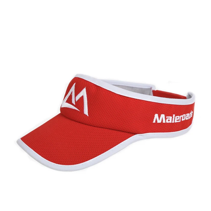 
Make custom dri fit lightweight sports sun vsior cap 
