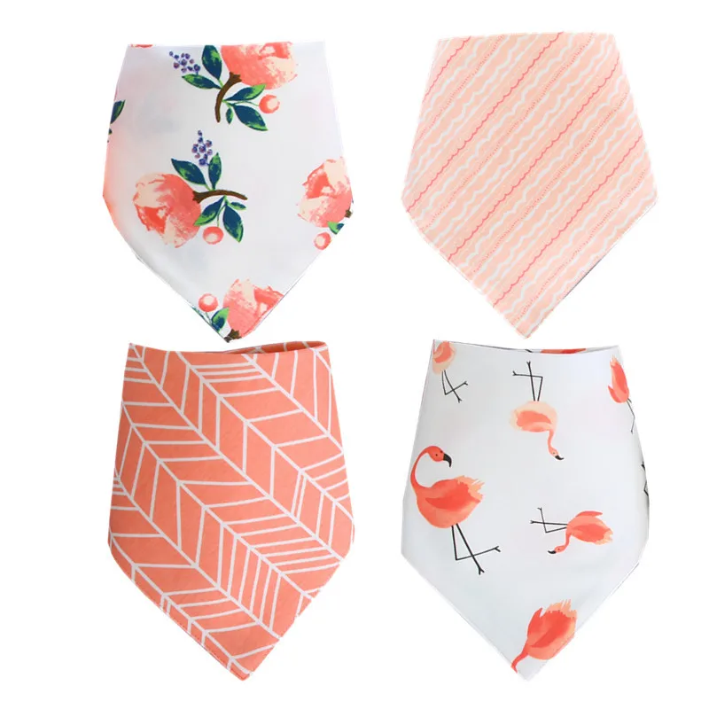 Wholesale Accessories Cute Simple Soft Cotton Double Layer Pet Dog Bandana