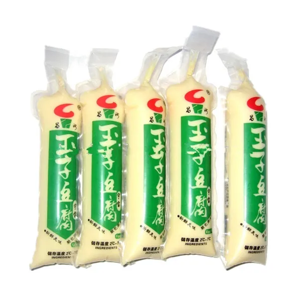 Full automatic egg Tofu with plastic packaging bags filling sealing machine for Japanese Tofu